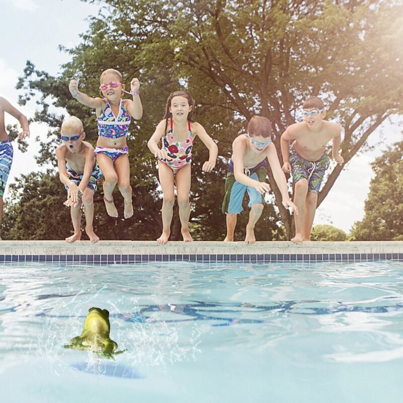 Zábavný plávajúci ručný/krabí/chobotnicový/žabí teplomer do bazéna, vírivka, vysoko presný letný bazénový teplomer 1 ks B03E