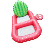 Hojdacia sieť Pineapple, bazénový plavák, odolný nafukovací matrac s operadlom, držiak na nápoje, obrovský ležadlo s ananásom pre dospelých, veľkosť Si