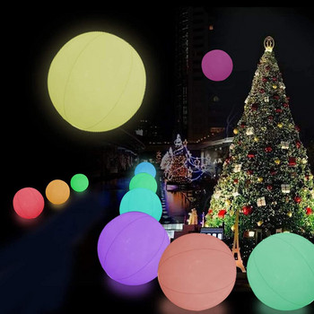 Μπάλα LED παραλίας 13 χρωμάτων Αδιάβροχη Μπάλα LED με δυνατότητα αλλαγής χρώματος με δυνατότητα απομακρυσμένης λάμψης στη σκοτεινή μπάλα πισίνας για εσωτερικούς εξωτερικούς χώρους
