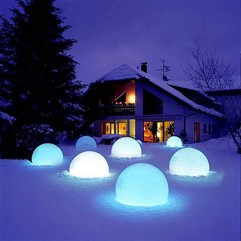 13 цвята LED плажна топка Водоустойчива, променяща цвета LED Iatable топка с дистанционно светеща в тъмното топка за басейн за закрито и открито