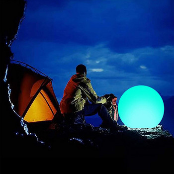 13 цвята LED плажна топка Водоустойчива, променяща цвета LED Iatable топка с дистанционно Светещи в тъмното Светещи топки за лятото