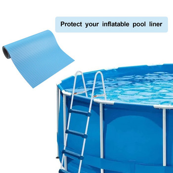 PVC подложка за стълба за плувен басейн Защитна подложка Подложка за под на басейн за басейни Подови стълби Стълби Нехлъзгаща се текстура