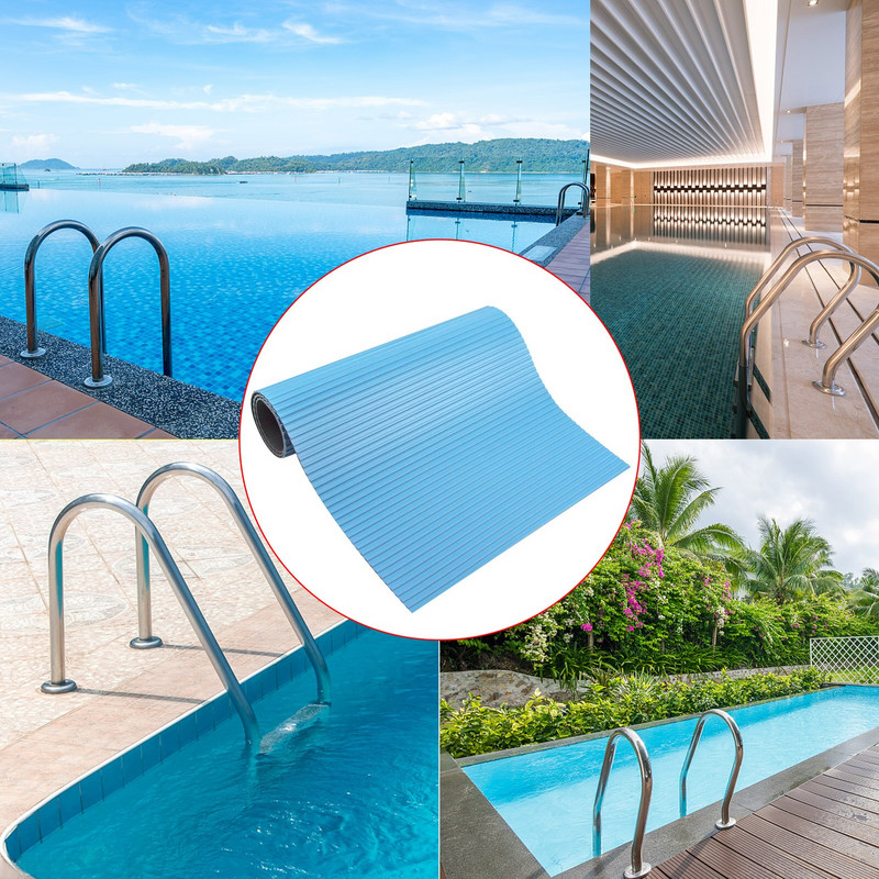PVC rohož do bazéna, ochranná bezpečnostná vložka, rohož do bazéna pre bazény, schody, rebríky, protišmyková textúra