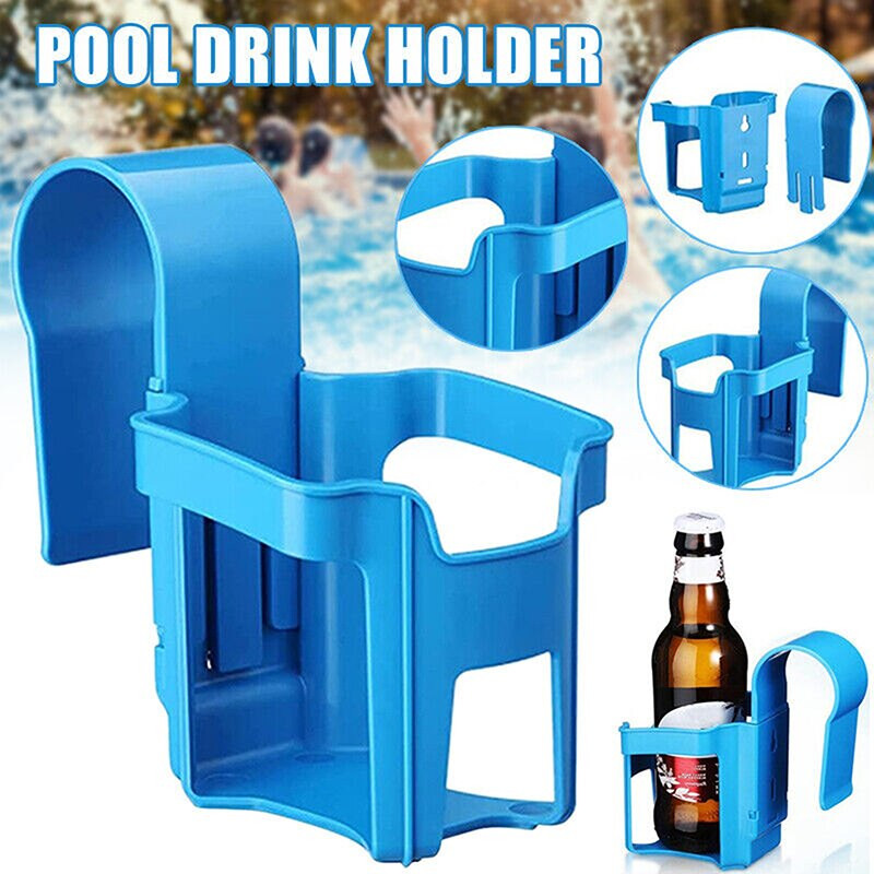 2/4/8 ks, držiak na nápoje pri bazéne, háčik na pivo, plastový držiak na poháre pri bazéne, závesný držiak na poháre s vodou, háčik na nádoby