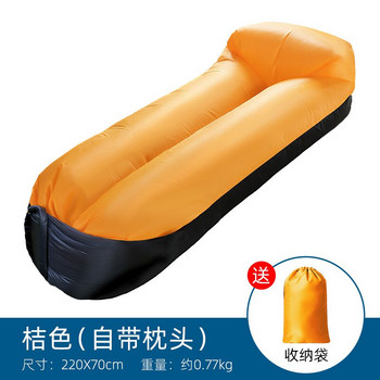 Υπαίθριος τεμπέλης φουσκωτός καναπές στρώμα αέρα υπνάκο στρώμα αέρα πτυσσόμενο μονή φορητή καρέκλα κάμπινγκ τσάντα φασολιών εξωτερικού χώρου