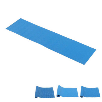 Αντιολισθητικό πατάκι σκάλας προστασίας πισίνας Αντιολισθητικό μαξιλάρι σκάλας Μπλε από καουτσούκ για επισκευή πισινών