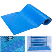 Plaukimo baseino kopėčių kilimėlis 36x9 colių neslystantis guminis baseino laiptelio padas Apsauginis baseino kopėčių apsauginis pamušalas baseinų laiptams