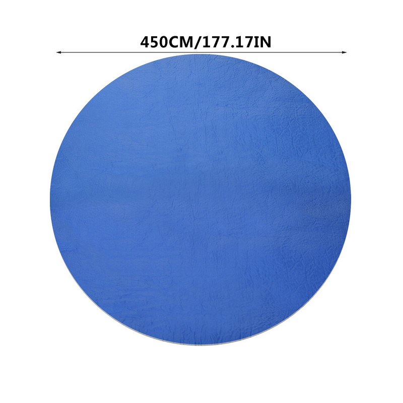 4 dydžio baseino dangtis apvalus šildytuvo kilimėlis Sulankstomas dulkėms atsparus sidabru dengtas šilumos išsaugojimas lauko sodo baseino įrankiams