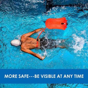ΝΕΑ σημαδούρα κολύμβησης Safety Float Air Dry Bag Tow Float Swimming Iatable Flotation Bag Αποσπώμενη Προμήθεια Drifting