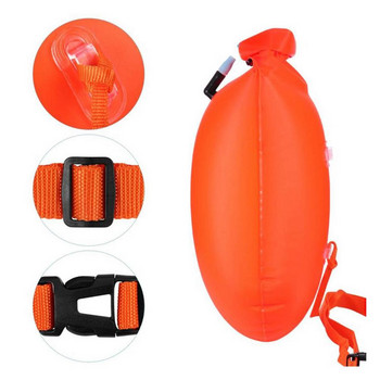 НОВ шамандура за плуване Безопасен поплавък Въздушна суха чанта Плувка за теглене Подвижна чанта за плуване Разглобяема чанта за плаване