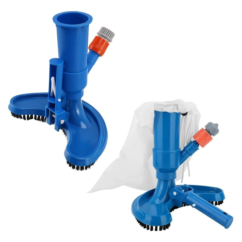 Čistiaci nástroj na vysávač bazénov, fontána, jazierko, kefa na vysávač, sada čistiacich nástrojov na kefu na vysávač