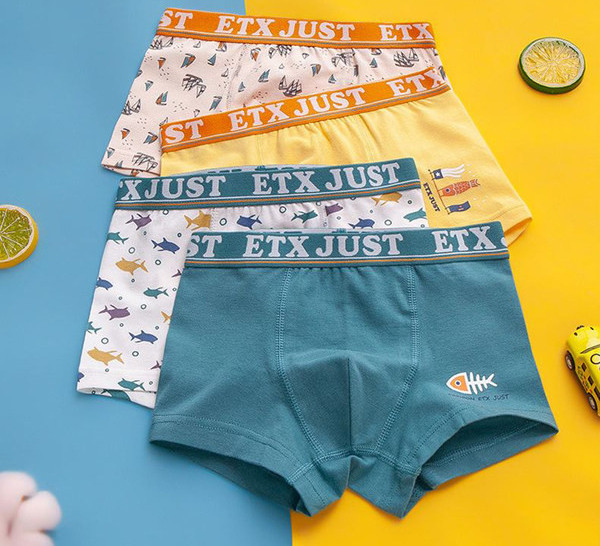 Vaikiškos boksinės kelnaitės su kitokiu raštu