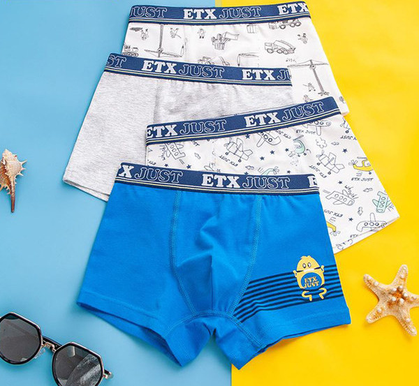 Vaikiškos boksinės kelnaitės su kitokiu raštu