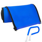 Kryty na zábradlie bazéna Kryty na rukoväte bazéna Zips Modré kryty na rukoväte koľajníc pre zábradlie bazéna Bezpečnostné madlo bazéna Nástroj