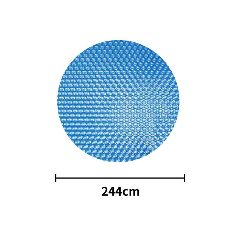 Ümmargune ja ristkülikukujuline bassein päikesepresent Paks päikesekile kate PE Õhkpadjad vähendavad vett mustavat vee soojendamist