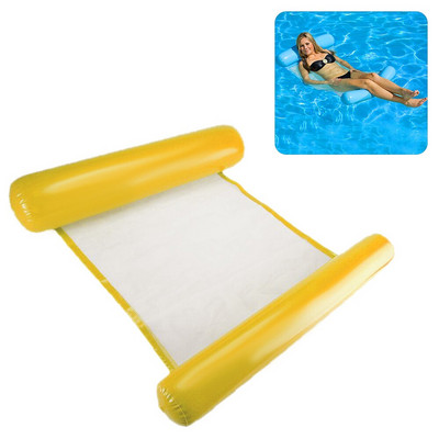 Letné nafukovacie plávajúce veslové kreslo, bazénové plávacie matrace, plážové skladacie bazénové kreslo, hojdacia sieť, vodný športový matrac