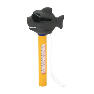 Plávajúci bazénový teplomer v tvare kresleného zvieraťa s šnúrkou pre vonkajšie a vnútorné bazény, vírivky