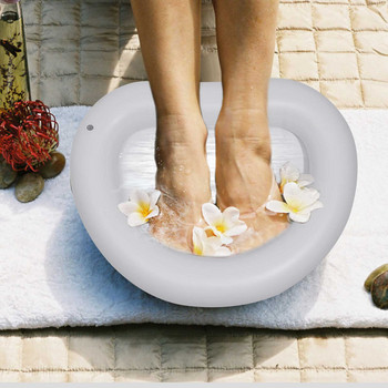 Iatable умивалник Iatable вана за крака Мултифункционален умивалник със сгъваем дизайн Преносим спа умивалник за вана за крака Keep