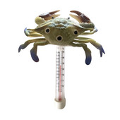 Plávajúci bazénový teplomer | Bazénový teplomer v tvare žaby, ľahko čitateľný na teplotu vody | pre vonkajšie aj vnútorné bazény