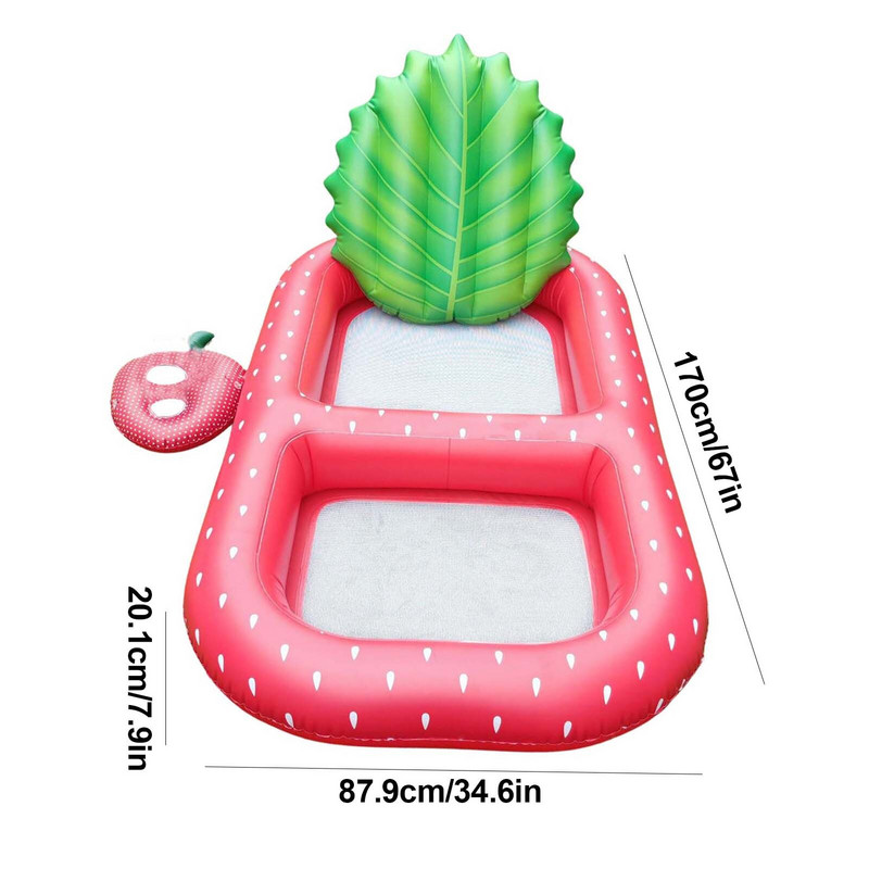 Nafukovací plavák do bazéna s ananásom, odolný nafukovací matrac do bazéna s držiakom na nápoje a držiakom na poháre s operadlom.