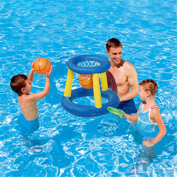Плувен басейн Баскетбол Футболен костюм Плажни играчки Възрастни Деца Родител-дете Плувен басейн Вода Iatable Футболна врата
