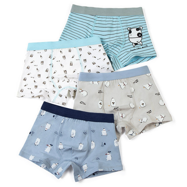 Vaikiški apatiniai berniukų tipo bokseriai su raštu