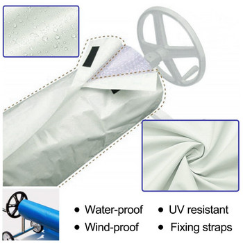 Κάλυμμα πισίνας Ηλιακή κουβέρτα Προστατευτικό κάλυμμα μπομπίνας Αδιάβροχο αντηλιακό κάλυμμα