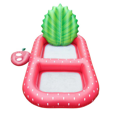 Nafukovací bazénový plavák s ananásom, nafukovací matrac do bazéna s ananásom, detský a dospelý bazénový ležadlo na párty