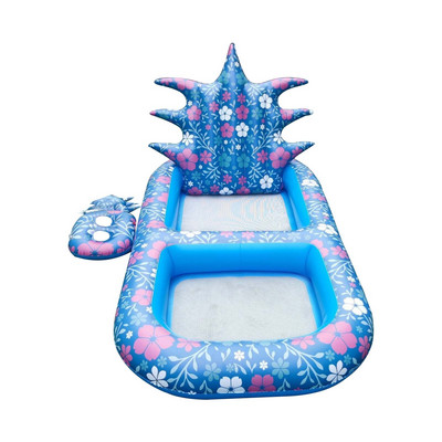 Nafukovací bazénový plavák s ananásom, nafukovací matrac do bazéna s ananásom, detský a dospelý bazénový ležadlo na párty