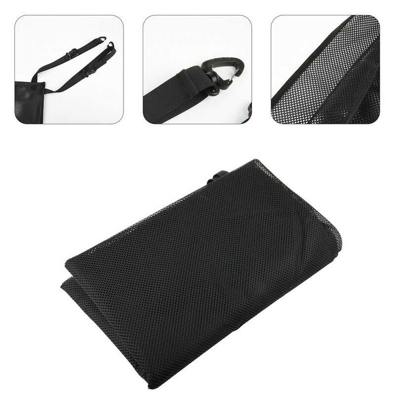 Sieťka na úschovu bazénových plavákov, háčik na sieťované puzdro do bazéna, veľké zavesné sieťové vrecko, príslušenstvo do bazéna, organizér na hračky pre nafukovacie bazény