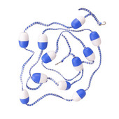 18,04 stôp (5,46 m) - bezpečnostná deliaca stena k bazénu s plavákmi a háčikmi, bezpečnostné lano s montovanou nerezovou výstuhou.