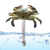 Teplomer do bazéna v tvare žaby, ľahko čitateľný teplomer do bazéna, teplomer do jazierka, príslušenstvo do vírivky Wild