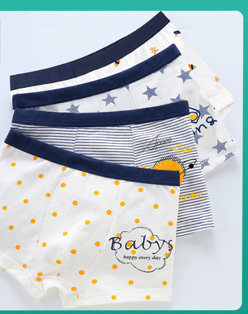 Vaikiškas trijų bokserių komplektas su skirtingu raštu berniukams