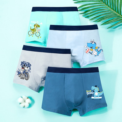 Vaikiškas trijų bokserių komplektas su skirtingu raštu berniukams