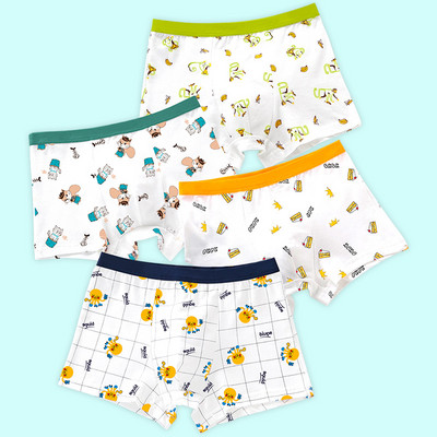 Vaikiškas trijų bokserių komplektas su skirtingu raštu berniukams