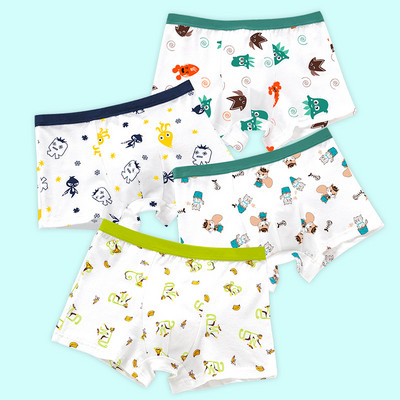 Vaikiškas trijų bokserių komplektas su skirtingu raštu berniukams