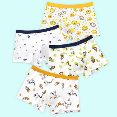 Vaikiškas trijų bokserių komplektas su skirtingu raštu berniukams