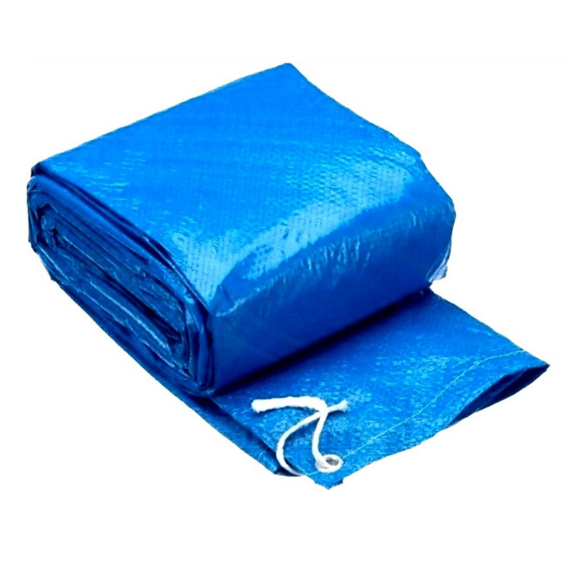 Plaukimo baseino dangtis Stačiakampis lietui atsparus dulkių dangtis PE dangtis Audinio kilimėlio rėmas baseino brezento apsauga šilumos izoliacinė plėvelė