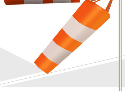 80/100/150cm Vējziepes Weathervane Skrāpējumu necaurlaidīga Vēja necaurlaidīga fluorescējoša Atstarojoša vējzieka laika soma vēja lāpstiņa vēja lāpstiņa vēja tiešais