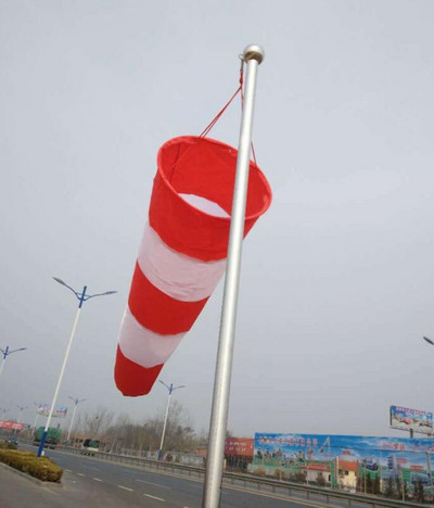 80/100/150cm Vējziepes Weathervane Skrāpējumu necaurlaidīga Vēja necaurlaidīga fluorescējoša Atstarojoša vējzieka laika soma vēja lāpstiņa vēja lāpstiņa vēja tiešais