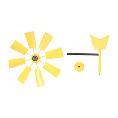 1ks železná veterná mlyn záhradná ozdoba na veterný mlyn do exteriéru