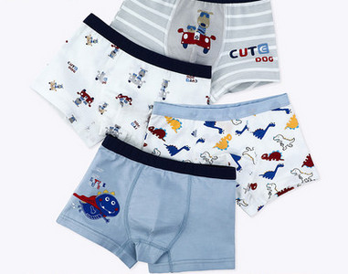 Bērnu boksera komplekts ar dažādām apdrukām zēniem