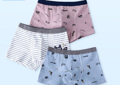 Bērnu boksera komplekts ar dažādām apdrukām zēniem