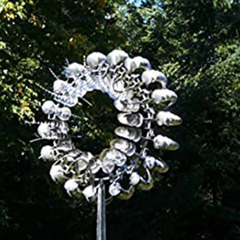 2021 Νέος μοναδικός και μαγικός μεταλλικός ανεμόμυλος Wind Spinners Outdoor Wind Catchers Wind Spinners Αίθριο Διακόσμηση κήπου με γκαζόν
