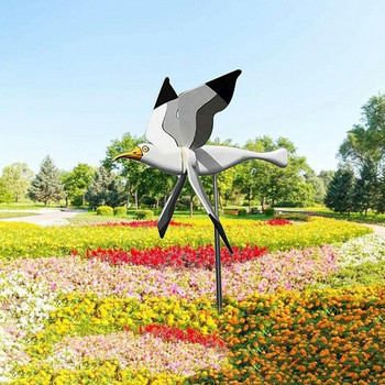 Seagull Windmill Garden Roxs Decoration, Διακοσμητικά Turners, Wind Garden Stakes, Home U8F5