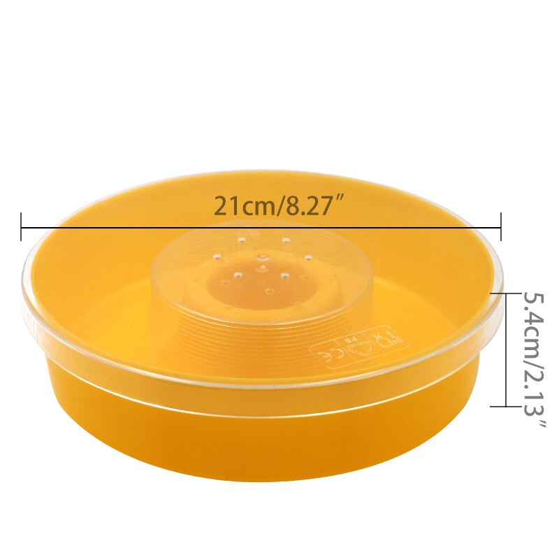 Kŕmidlo na včely, včelársky nástroj, jednoduché čistenie, pohodlné, veľká kapacita, netoxické zariadenie na med, plastové kŕmidlo na včely