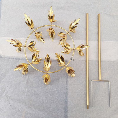 Unikátny a magický kovový veterný mlyn, 3D kinetická socha poháňaná vetrom, kovové veterné solárne vrtule na trávnik pre dekoráciu dvora a záhrady