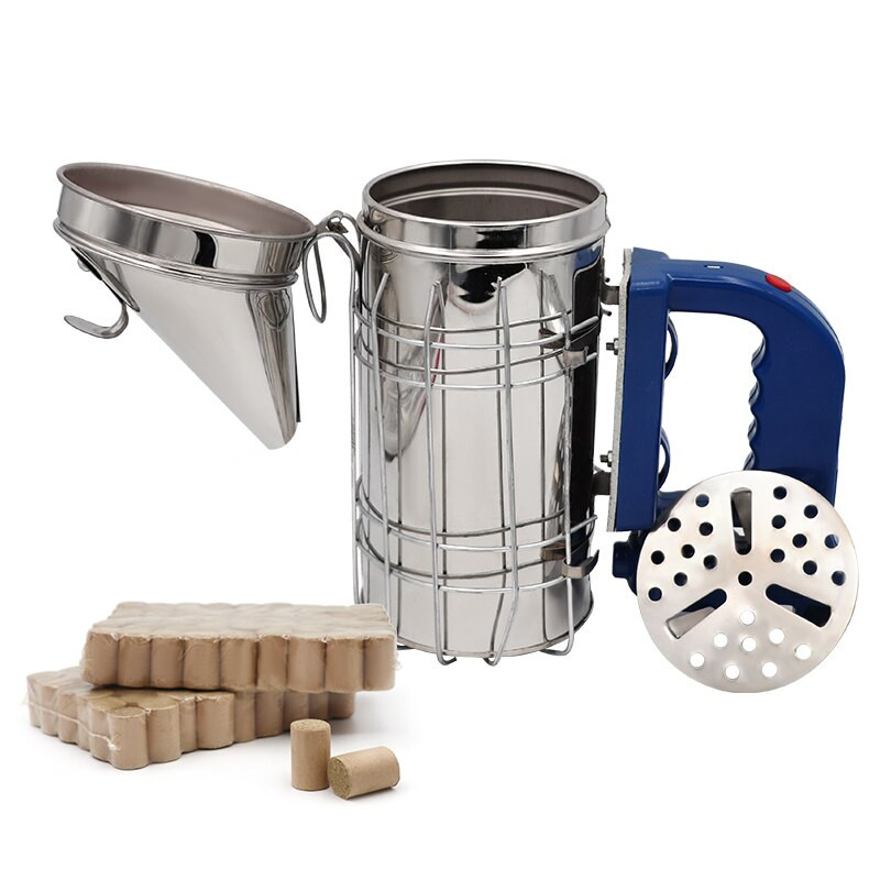 1 ks rukoväť z nehrdzavejúcej ocele elektrický vysielač dymu na včely elektrický včelársky nástroj včelárske včelárske nástroje udiareň včiel