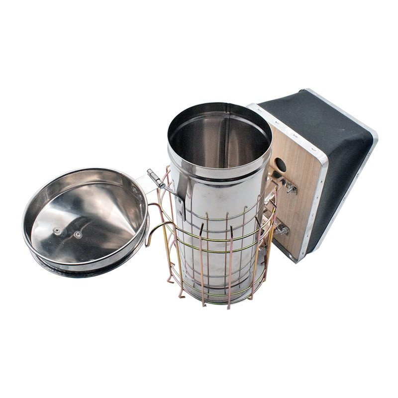 Vysokokvalitný nerezový úľový úľový úľový nástroj na včelárstvo, rozprašovač včelieho dymu, včelársky špecializovaný údený včelársky nástroj