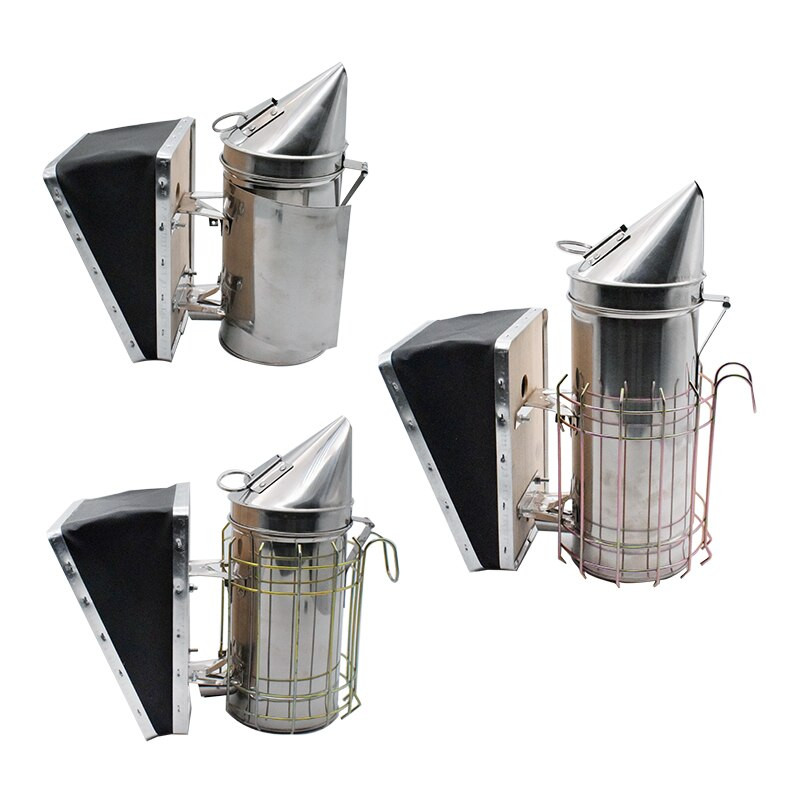 Vysokokvalitný nerezový úľový úľový úľový nástroj na včelárstvo, rozprašovač včelieho dymu, včelársky špecializovaný údený včelársky nástroj